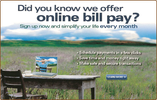 Did you know we offer online bill pay? Sign up now!